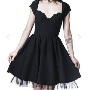 Black Goth Party Dress